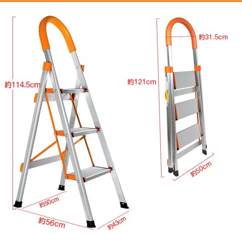 踏み台 3段 折りたたみ 脚立 省スペース収納 ステップ ステップ台 ステップチェア 滑り止め加工 コンパクト 洗車 清掃 掃除 持ち運び 超大型